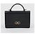 Salvatore Ferragamo Mini borsa a tracolla Double Gancini Black - vista 2