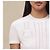 Hermès Kurzarm-Pullover für Damen aus Strick halbe Ärmel Blanc Nacre - Ansicht 5