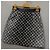 Louis Vuitton Falda de denim Monogram con solapas de botón - vista 6