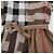 Burberry Vestido de algodón a cuadros Kelsey Brown - vista 8