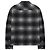 Moncler Giacca-camicia in jersey a quadri con zip - vista 10