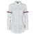Thom Browne Klassisches Rundhalshemd mit Armbinde aus Popeline
