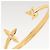 Louis Vuitton Bracciale Lujette Signature Gold - vista 4