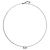 Dior Clair Lune Halskette Silver