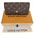 Louis Vuitton Cartera Sarah Monogram Canvas Brown Long Wallet