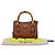 Gucci Borsa Mini Tote Diana Marrone