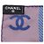 Chanel Sciarpa in seta multicolore a quadri per donna - vista 6