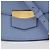 Céline Borsa a tracolla Trotter in pelle blu pastel - vista 2