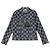 Louis Vuitton Distorted Denim Jacke Größe