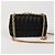 Burberry Mini Borsa Rolla in Pelle Matelassé Nera - vista 3