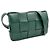 Borsa Bottega Veneta Cassette in mesh verde - vista 3