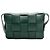 Borsa Bottega Veneta Cassette in mesh verde - vista 4