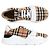 Burberry Baskets en cuir daim Check