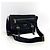 Prada Borsa Messenger Crossbody in Nylon con Logo Triangle Nero - vista 3