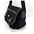 Prada Borsa Messenger Crossbody in Nylon con Logo Triangle Nero - vista 9