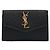 Autre Marque Cassandra Monogram Uptown Gold Kartenetui mit Klappe