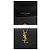Autre Marque Cassandra Monogram Uptown Gold Kartenetui mit Klappe - Ansicht 8