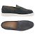 Tod's Mocassini in camoscio Pebble Tab Grigio Scuro