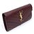 Autre Marque Large Monogram Flap Wallet Burgundy - Ansicht 2