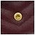 Autre Marque Large Monogram Flap Wallet Burgundy - Ansicht 6