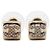 Chanel Orecchini da donna Gold Crystal CC Square Pushback Season