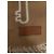 Hermès Sciarpa in cashmere Camel Blanc Carré Portefeuille - vista 4
