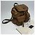 Prada Zaino in nylon bicolore marrone Medium - vista 3