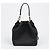 Bucket Louis Vuitton Borsa a secchiello tote in pelle nera - vista 4