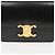 Céline Borsa a spalla Triope in vitello lucido da donna Nero - vista 3