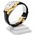 Seiko Relógio masculino com pulseira de couro automática - vista 3