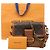 Louis Vuitton Borsa a tracolla Dauphine MM Monogram Reverse Canvas