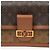 Louis Vuitton Borsa a tracolla Dauphine MM Monogram Reverse Canvas - vista 3