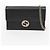 Gucci Portafoglio Crossbody Mini GG Chain Interlocking Nero - vista 2