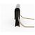 Gucci Portafoglio Crossbody Mini GG Chain Interlocking Nero - vista 5