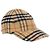 Burberry Vintage Karomuster Wollmütze Größe