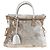 Maison Martin Margiela Borsa in pelle d'agnello argento