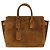 Autre Marque Borsa in pelle di vitello marrone