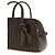 Borsa bowling Jacquemus Le Petit Turismo in cotone marrone - vista 3