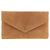 Autre Marque Clutch in pelle di agnello marrone