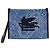 Etro Pochette in cotone blu