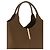 Tod's Borsa in pelle di vitello marrone - vista 3