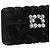 Roger Vivier Clutch in viscosa nera - vista 3