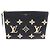 Louis Vuitton Clutch Daily Pouch Monogram Empreinte Bicolore Black Beige