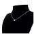 Hermès Collana a catena in argento con mini pendente - vista 3