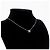 Hermès Collana a catena in argento con mini pendente - vista 4