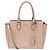 Tote Prada Shopper Schultertasche mit Metall-Logo Rosa