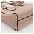 Tote Prada Shopper Schultertasche mit Metall-Logo Rosa - Ansicht 12
