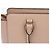 Tote Prada Shopper Schultertasche mit Metall-Logo Rosa - Ansicht 6