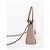 Tote Prada Shopper Schultertasche mit Metall-Logo Rosa - Ansicht 8