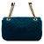 Gucci Borsa a tracolla in velluto matelassé con catena dorata - vista 4